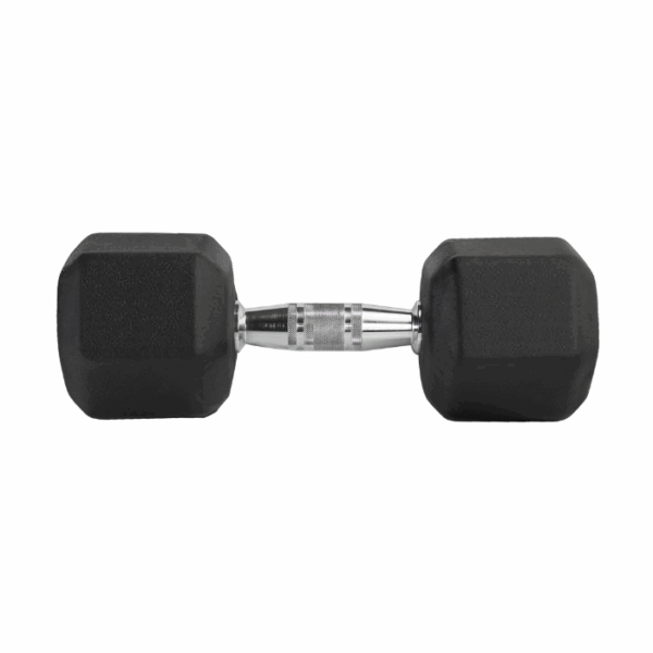 Halter Sextavado Texturizado Pegada Cromada 1kg
