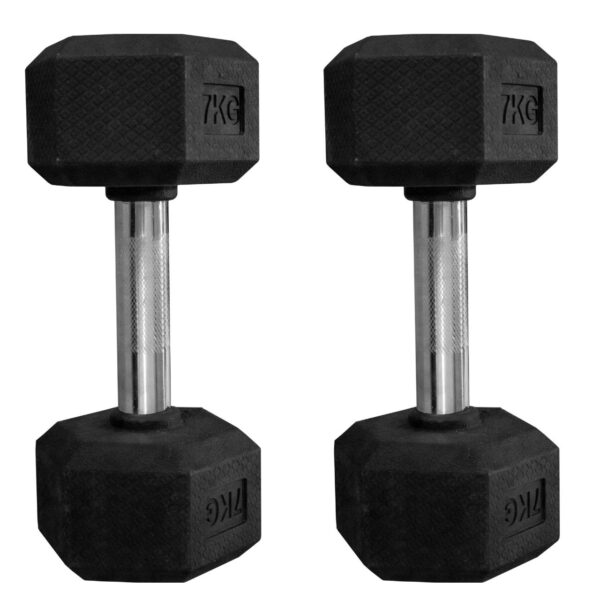 Kit Halter Sextavado Injetado Pegada Cromada 1kg ao 10kg com Suporte - Image 7
