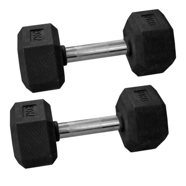 Kit Halter Sextavado Injetado Pegada Cromada 1kg ao 10kg com Suporte - Image 6